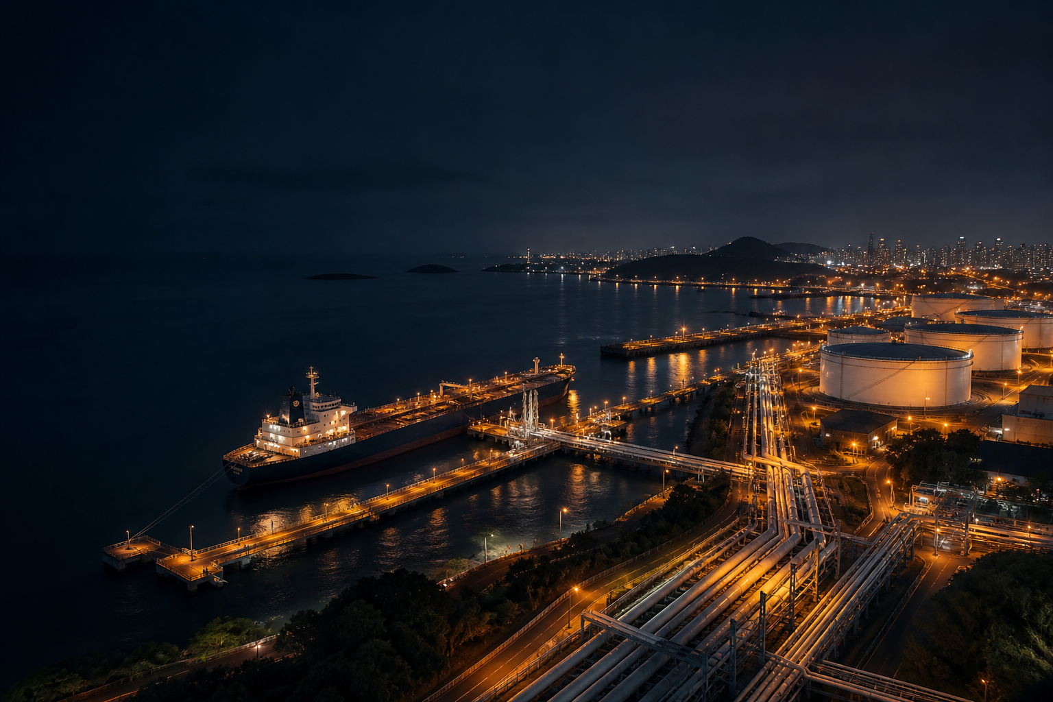 Global energy corridor and port